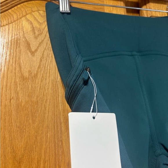 NWT Lululemon Tech Fleece HR Run Tight 28” Sz 2 Green Jasper High-Rise Leggings - Picture 8 of 14